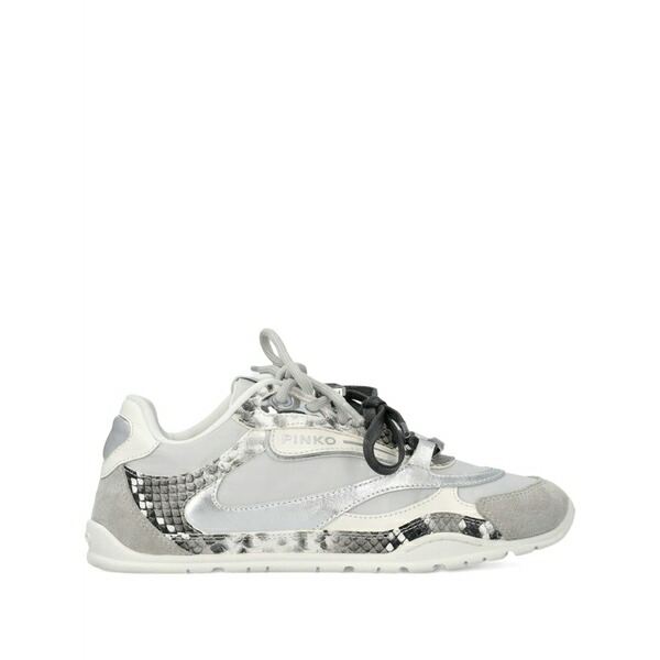 ピンコ レディース スニーカー シューズ Logo lace-up sneakers Grey