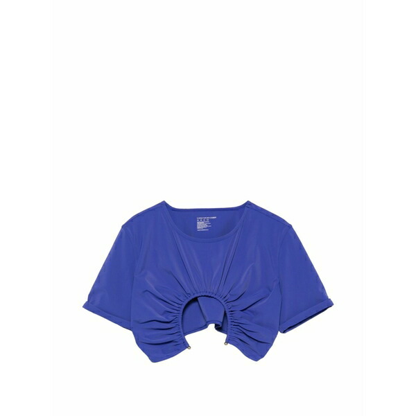 クリストファーエスバー レディース ティーシャツ トップス U-prong short-sleeve top Blue