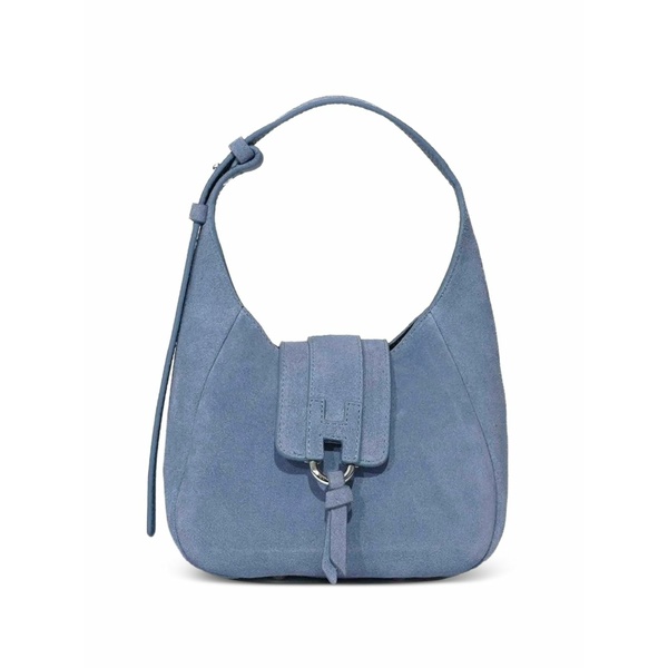 ホー火器 レディース ハンドバック 御徒面子 Mini suede tote bag Blue