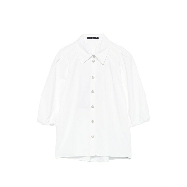 ルイーザ ヘレンケラーノ レディース プルオーバー トップス Puff-sleeve blouse White