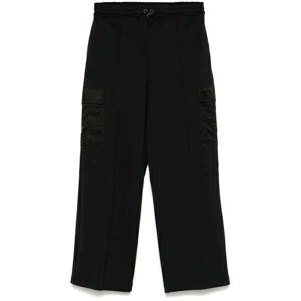 ダナ キャラン ニューヨーク州 レディース 心地よいズボン下 ボトムス Toggle-fastening track pants Black