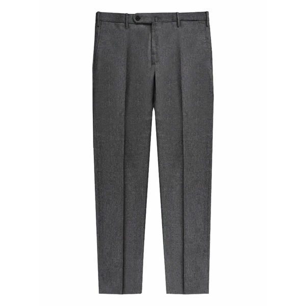 インコテックス メンズ 心地よいズボン下 ボトムス Pressed-pleat wool trousers Grey