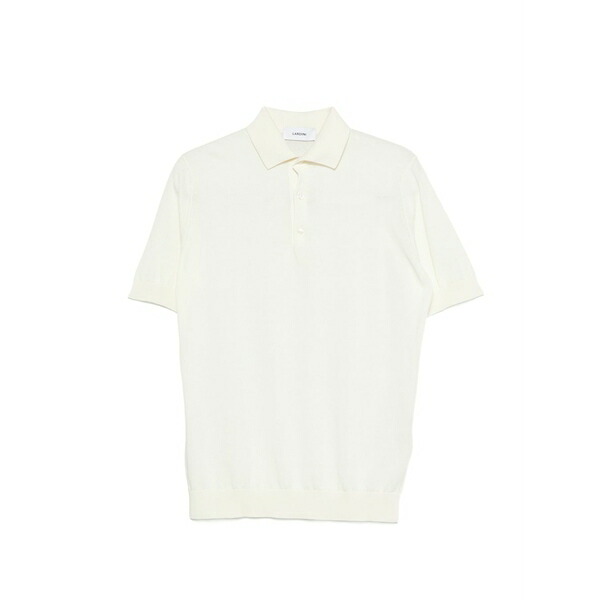 ラルディーニ メンズ スポーツシャツ トップス Short-sleeve polo shirt White