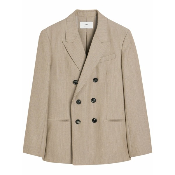 意中の女 メンズ 上衣＆上衣 アウター Back-slit blazer Neutrals