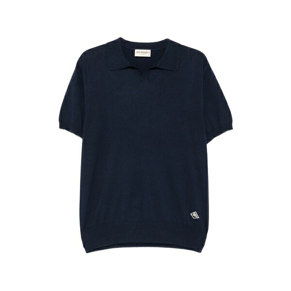 ロイロジャース メンズ ティーシャツ トップス Short-sleeve polo shirt Blue