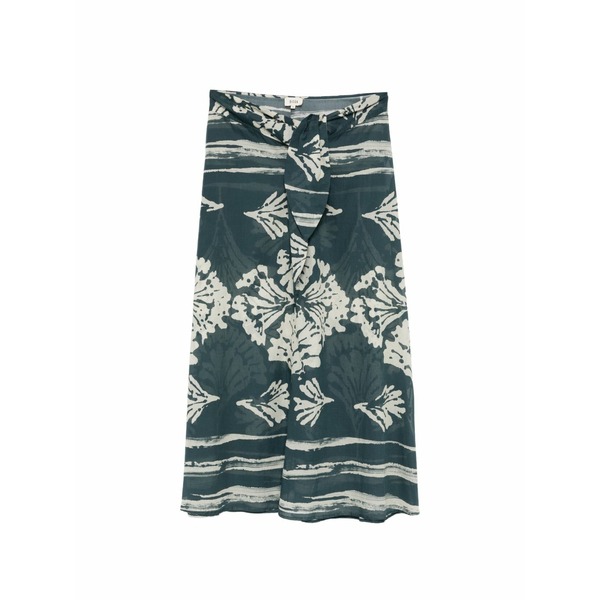 ディーガ レディース スコート ボトムス Floral-print tie-waist MIDI skirt Blue