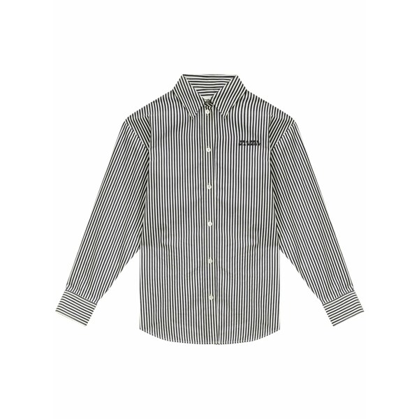 イザ呼びりん マラン レディース ティーシャツ トップス Fabriza striped shirt Black