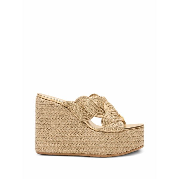 カサディ レディース サンダル シューズ Thaiti woven sandals Gold