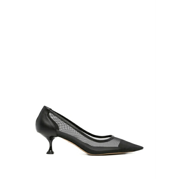 ローラはりつけ台 レディース パンプス シューズ L￡a mesh-panelled pointed-toe pumps White