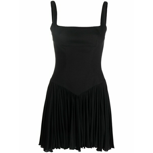 ジョヴァンニ ベディン レディース 衣裳 トップス Square neck corset minidress Black