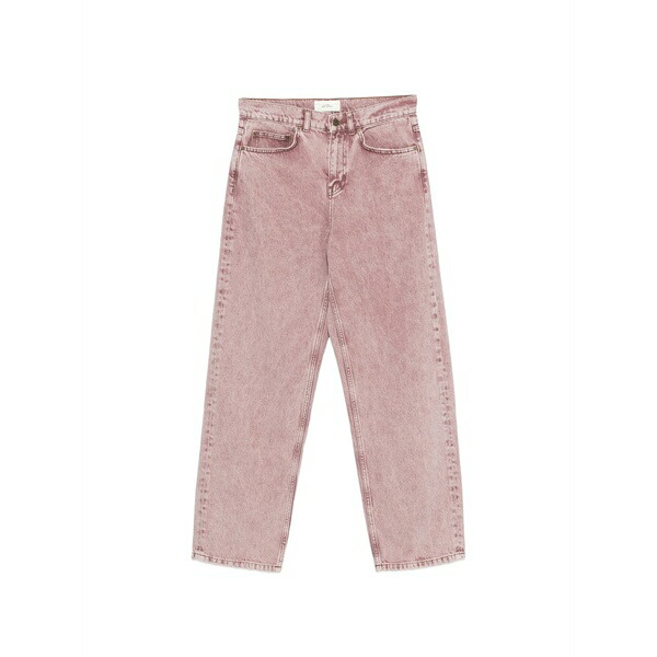 レ ドゥ メンズ ジーンズズボン下 ボトムス Roi denim wash wide-leg jeans Pink