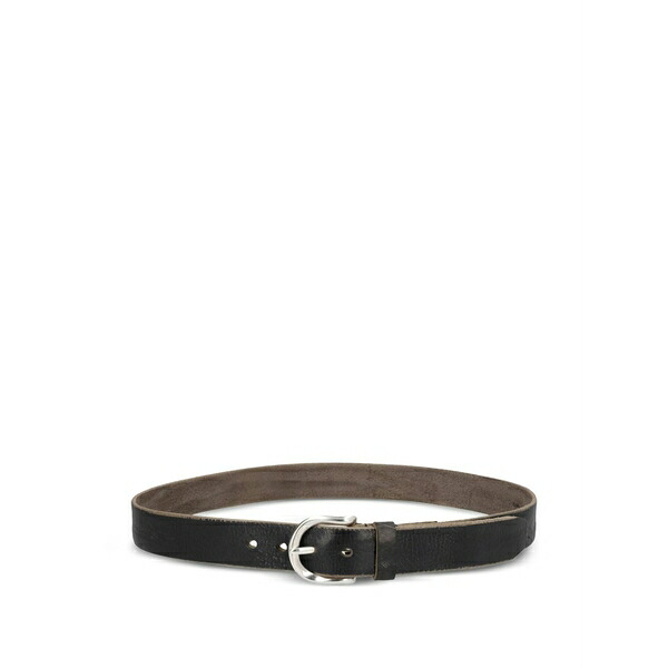 アワーレガシー メンズ 三尺帯 付属物 Leather buckle belt Black