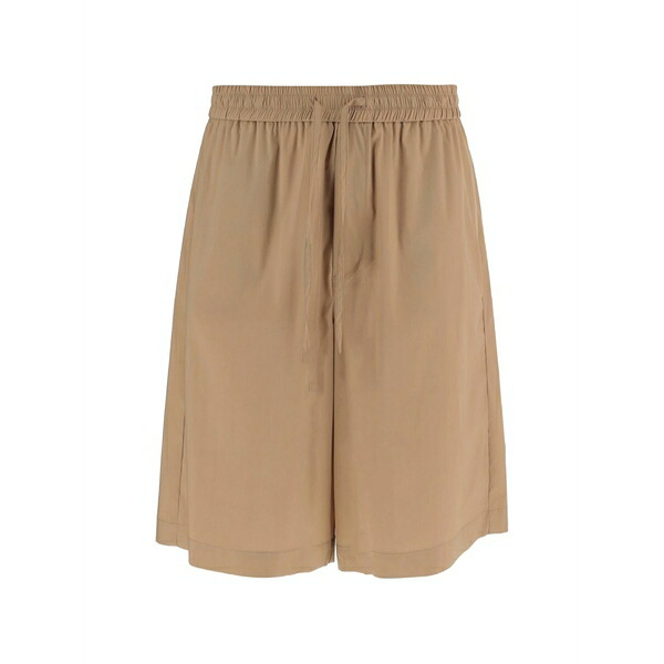 うす暗い運動場 メンズ 心地好いズボン下 ボトムス Drawstring bermuda shorts Neutrals
