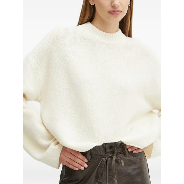 デイ・ビルゲール・エ・ミッケルセン レディース 編み物\u0026プルオーバー アウター Felice wool sweater White