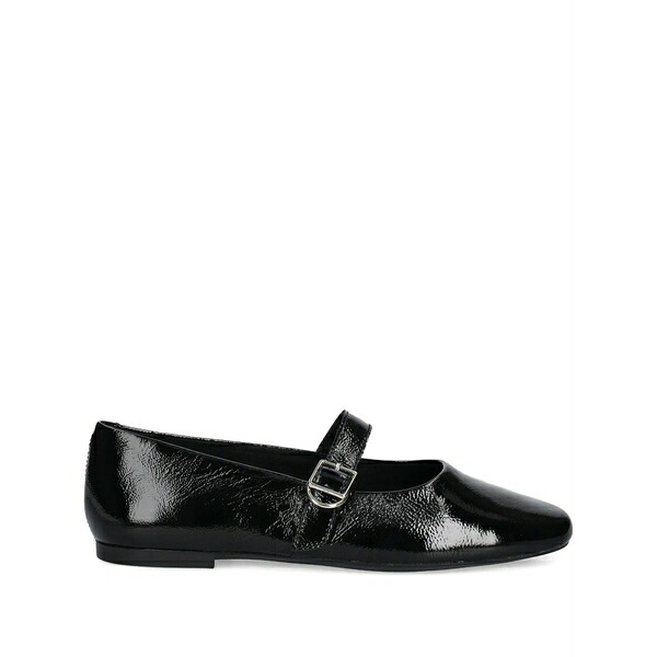 渡り者 レディース サンダル シューズ Jolin buckle-strap ballet flats Black