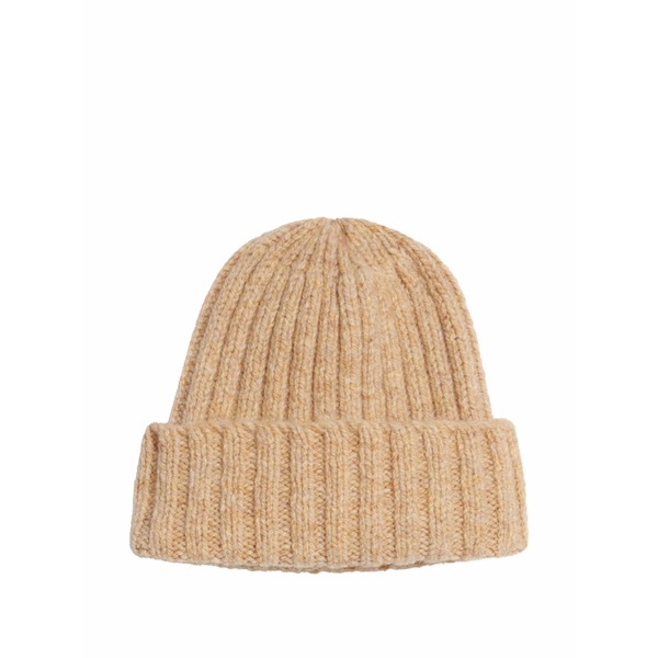 フォルテラ メンズ 鳥打ち帽 付属物 Folded-brim beanie hat Neutrals