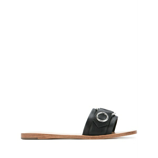 センソー レディース サンダル シューズ Bobby eyelet slider sandals Black