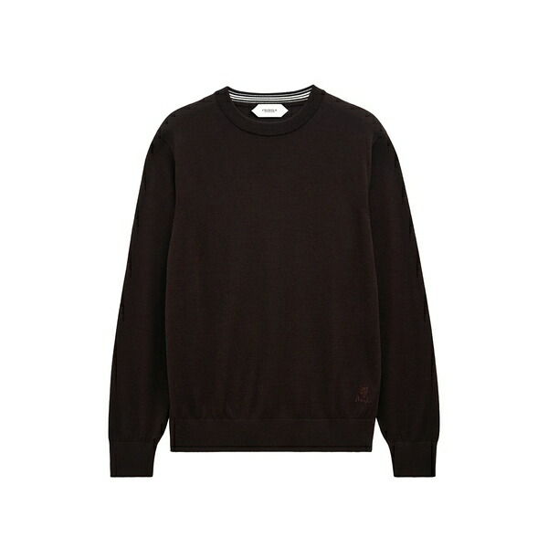 プリングル オブ スコットランド メンズ 編み物\u0026ティーシャツ アウター Crew neck merino wool sweater Brown