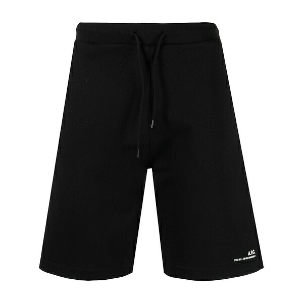 アーペーセー メンズ 心地よいズボン下 ボトムス Item track shorts Black