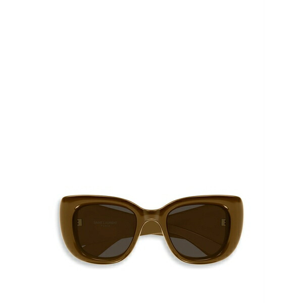 サンローラン アイウェア レディース サングラス＆アイウェア アクセサリー Howl cat-eye sunglasses Brown｜asty
