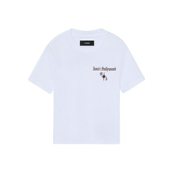 アミリ レディース ティーシャツ トップス Logo-print t-shirt White