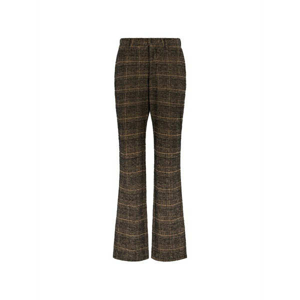 フィロソフィーデロレンゾセラフィーニ レディース 心地好いズボン下 ボトムス Check-pattern tailored trousers Brown