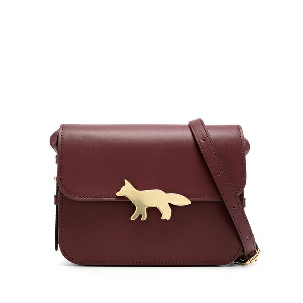 住み家 稲荷 レディース ショルダーバッグ 御徒面子 Foldover crossbody bag Red