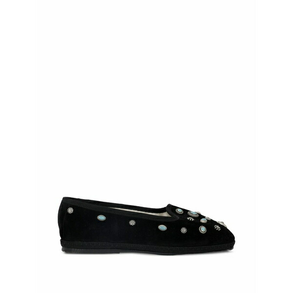 フォルテラ レディース スリッポン・ローファー シューズ Frutate friulane suede loafers Black