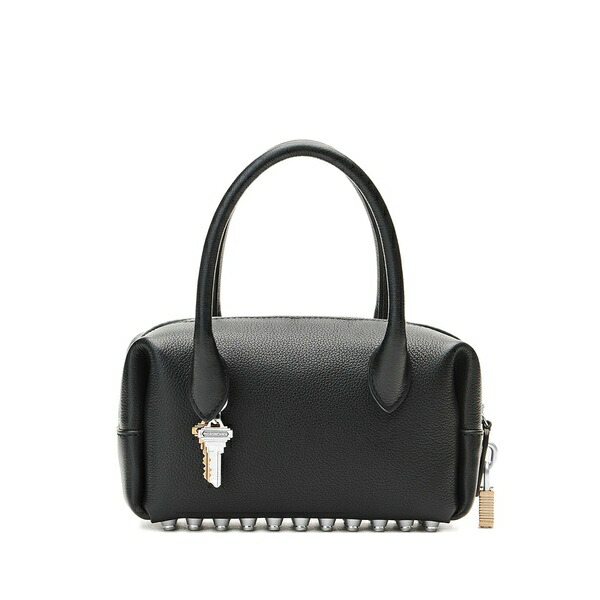 アレキサンダーワン レディース ハンドバック 御徒面子 Small roux studded tote bag Black