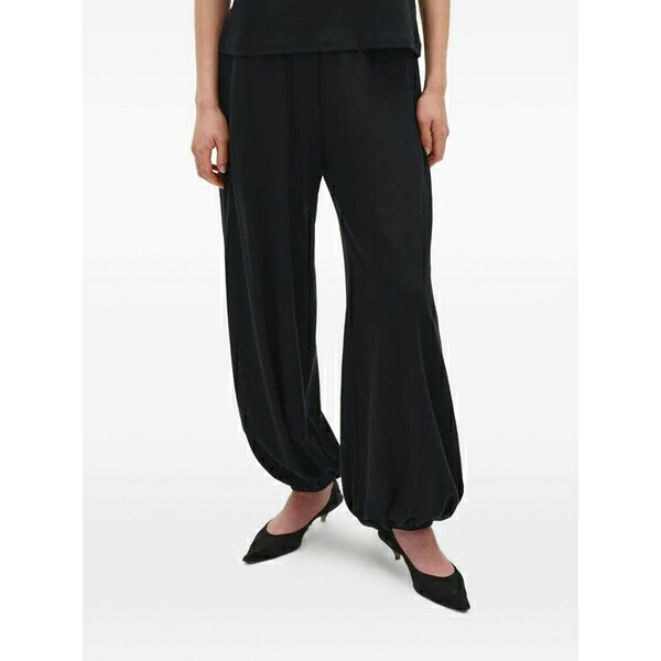 働き口 スタジオズ レディース 心地よいズボン下 ボトムス Balloon-leg trousers Black