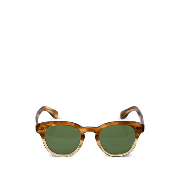 オリバーピープルズ メンズ サングラス・アイウェア 添え物 Round-frame sunglasses Brown