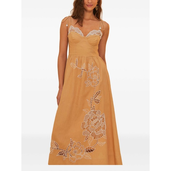 農園 リオ レディース 衣裳 トップス Sand richelieu embroidered dress -
