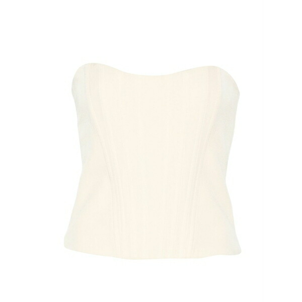 ラケル?ジニス レディース カットソー トップス Elena strapless boned corset top Neutrals