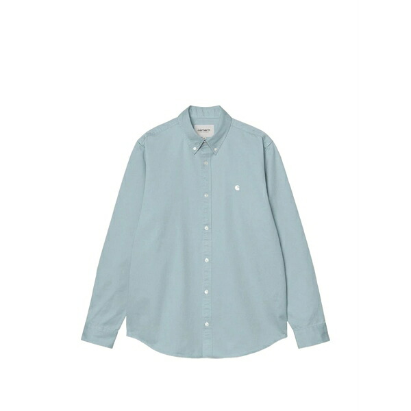 鉄道車両ハート形 メンズ ティーシャツ トップス Madison shirt Blue