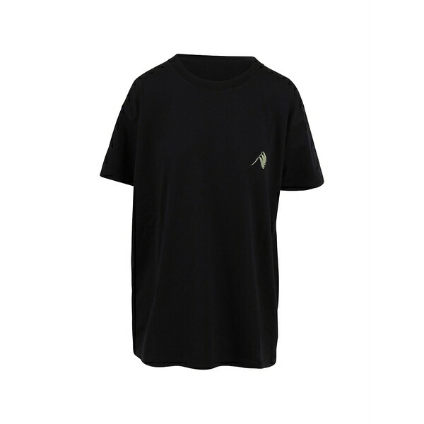 ジ アティコ レディース ティーシャツ トップス Logo-print cotton t-shirt Black