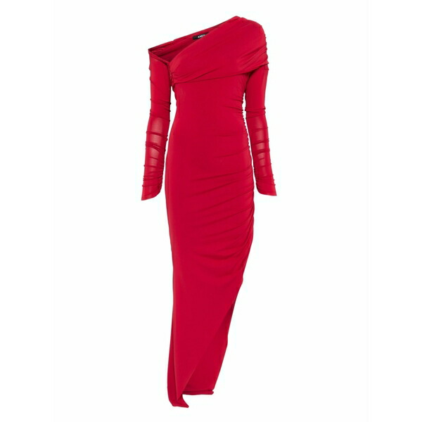 アーメン レディース 衣裳 トップス Asymmetric dress Red