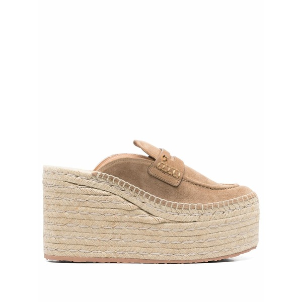 ジャンヴィト ロッシ レディース サンダル シューズ Maxilla espadrille mules Neutrals