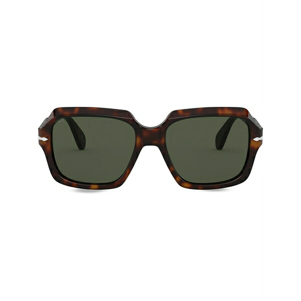 ペルソル メンズ サングラス・アイウェア 付属物 Large frame sunglasses Green