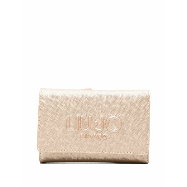リュージョー レディース 金入れ 付属物 Embossed bifold wallet Neutrals