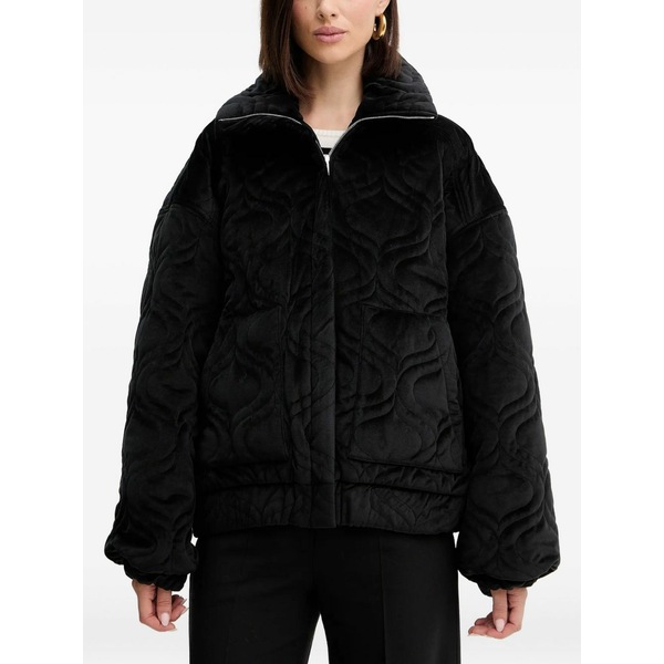 チャロ ルイス イビザ レディース 上衣＆上衣 アウター Brume quilted zip jacket Black