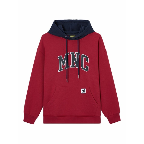 ミニ皮膚軟化剤 レディース パーカー・スウェットシャツ アウター Printed hoodie Red