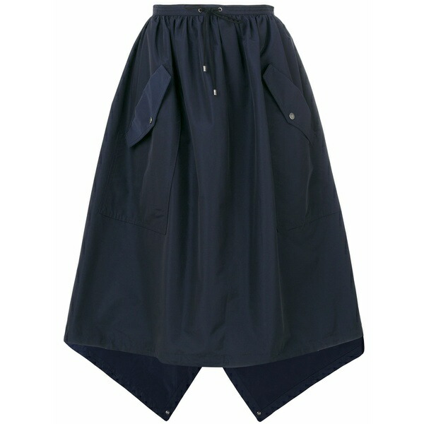 ケンゾー レディース スコート ボトムス Flap pocket full skirt Blue