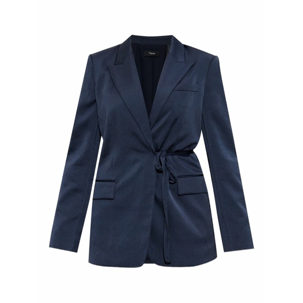 行動論理 レディース 上衣＆上衣 アウター Notched-lapels blazer  Blue