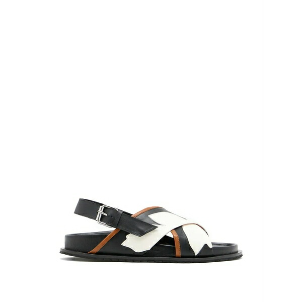 プランシー レディース サンダル シューズ Criss cross-strap sandals Black