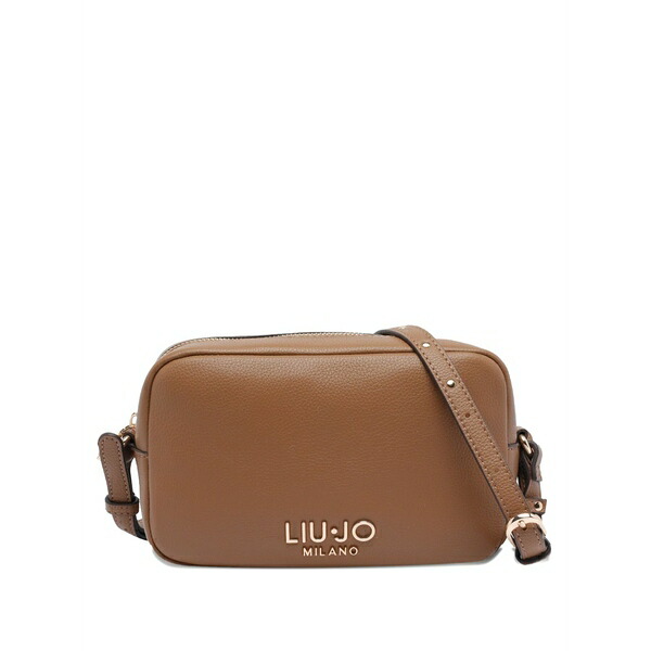 リュージョー レディース ショルダーバッグ 御徒面子 Logo-plaque shoulder bag Brown