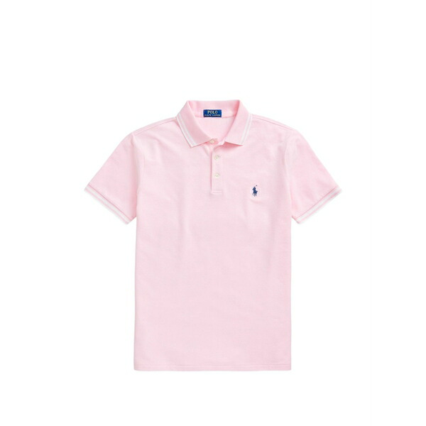 ラルフローレン メンズ スポーツシャツ トップス Embroidered-logo tipped polo shirt Pink