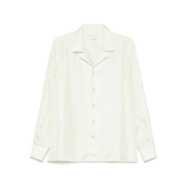 アレッサンドロゲラルディ メンズ プルオーバー トップス Silk shirt Yellow