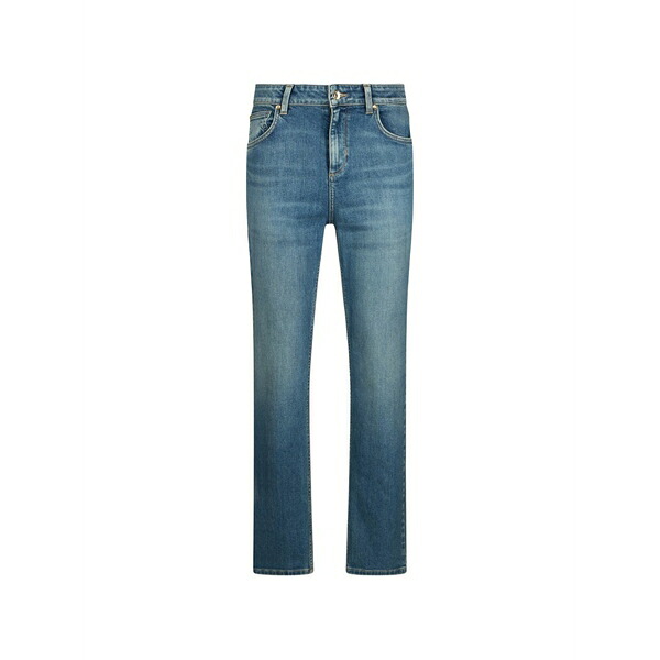 リュージョー レディース デニムパンツ ボトムス Five-pocket jeans Blue|asty