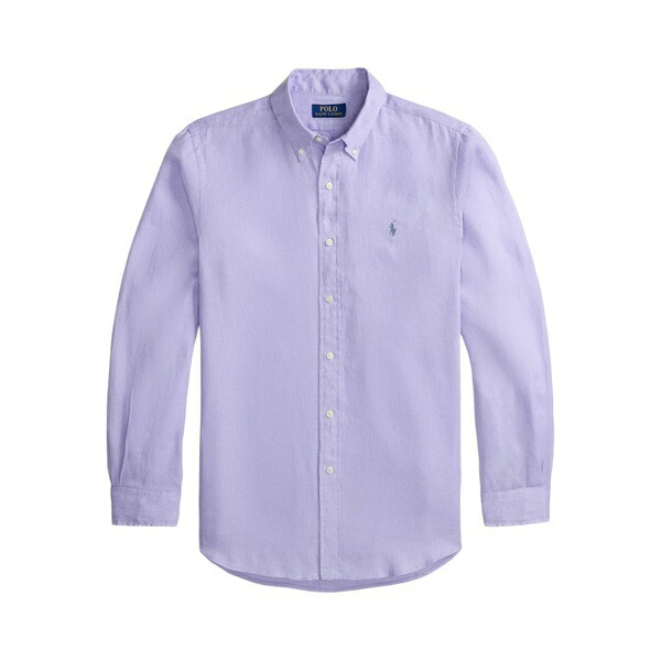 ラルフローレン メンズ シャツ トップス Long-sleeve shirt Purple|asty