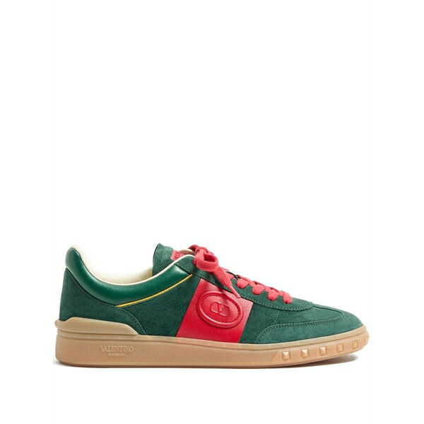 ヴァレンティノ ガラヴァーニ メンズ スニーカー シューズ Upvillage suede sneakers Green